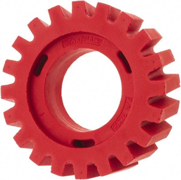 Dynabrade - 4" Diam Angle & Disc Grinder Eraser Wheel - For Use with Dynazip Eraser Tools - Apex Tool & Supply