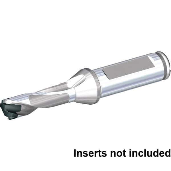 Kennametal - Series KenTIP, Head Connection O, 8xD, 5/8" Shank Diam, Drill Body - 127mm Drill Body Length to Flange, KTIP Toolholder, 12.7mm Nose Diam, 175mm OAL, 127mm Drill Body Length, 121.5mm Flute Length, Through Coolant - Apex Tool & Supply