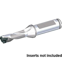 Kennametal - Series KenTIP, Head Connection O, 8xD, 5/8" Shank Diam, Drill Body - 127mm Drill Body Length to Flange, KTIP Toolholder, 12.7mm Nose Diam, 175mm OAL, 127mm Drill Body Length, 121.5mm Flute Length, Through Coolant - Apex Tool & Supply