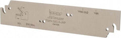 Iscar - 1.26" Blade Height, 0.098" Blade Width, 5-29/32" OAL, Neutral Cut, Single End Indexable Cut-Off Blade - TGFH Blade, Tang-Grip Series - Apex Tool & Supply