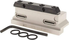 Iscar - Tool Block Style TGTBU, 1.26" Blade Height, 4.331" OAL, 1.65"& OAH, Indexable Cutoff Blade Tool Block - 1" Shank Height, 1.028" Shank Width, Through Coolant, Series Tang-GripIQ - Apex Tool & Supply