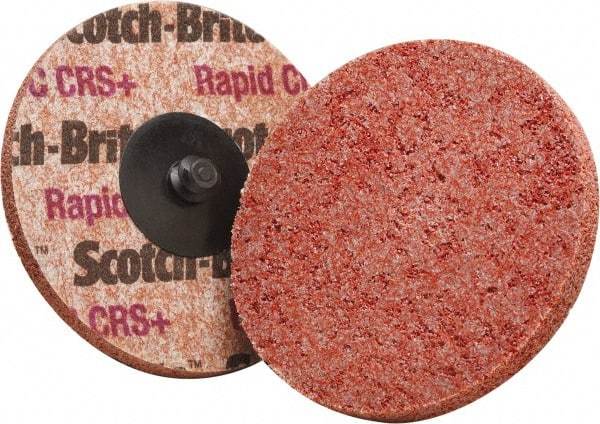 3M - 2" Disc Diam, Ceramic Quick Change Disc - Type R Attaching System, Coated, Orange, Coarse Grade - Apex Tool & Supply
