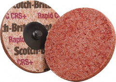 3M - 2" Disc Diam, Ceramic Quick Change Disc - Type R Attaching System, Coated, Orange, Coarse Grade - Apex Tool & Supply