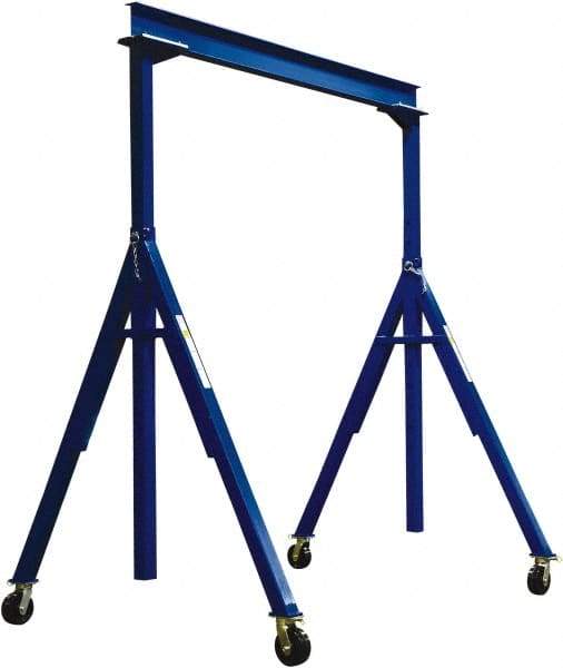 Vestil - 6,000 Lb Load Capacity, Steel Gantry Crane - 10' Span - Apex Tool & Supply