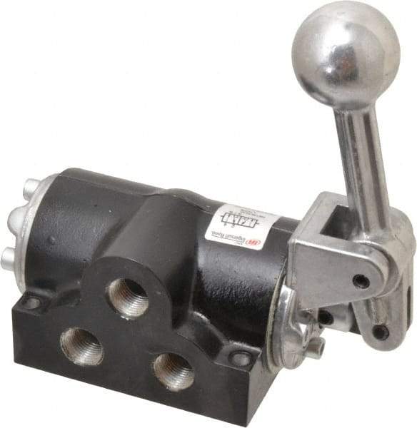 ARO/Ingersoll-Rand - 3/8" NPT Air Control Valve - 4-Way, 2 Position, Lever/Manual Actuated, Manual Return, 2.3 CV Rate & 150 Max psi - Apex Tool & Supply