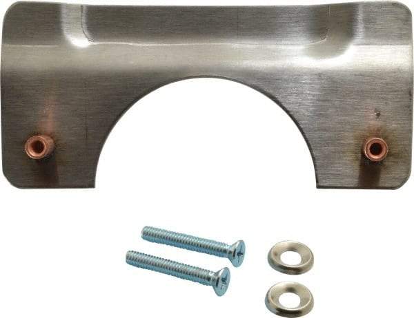 Don-Jo - 7" Long x 3-1/4" Wide, Latch Protector - Stainless Steel - Apex Tool & Supply