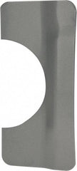 Don-Jo - 7" Long x 3-1/4" Wide, Latch Protector - Silver Coated Steel - Apex Tool & Supply