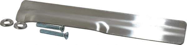 Don-Jo - 10" Long x 1-1/2" Wide, Latch Protector - Stainless Steel - Apex Tool & Supply