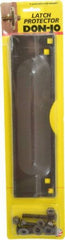 Don-Jo - 11" Long x 3" Wide, Latch Protector - Duro Coated Steel - Apex Tool & Supply