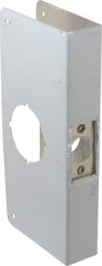 Don-Jo - 4" Wide x 9" High, Stainless Steel, Door Reinforcer - 1-3/8" Thick Door, 2-3/8" Backset - Apex Tool & Supply