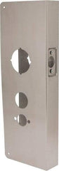 Don-Jo - 5" Wide x 15" High, Stainless Steel, Door Reinforcer - 1-3/4" Thick Door, 2-3/4" Backset - Apex Tool & Supply