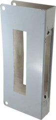 Don-Jo - 5" Wide x 12" High, Stainless Steel, Door Reinforcer - 1-3/4" Thick Door, 2-3/4" Backset - Apex Tool & Supply