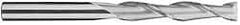 SGS - 5/8", 3" LOC, 5/8" Shank Diam, 6" OAL, 2 Flute, Solid Carbide Square End Mill - Single End, Uncoated, Spiral Flute, 30° Helix, Centercutting, Right Hand Cut, Right Hand Flute, Series 3EL - Apex Tool & Supply