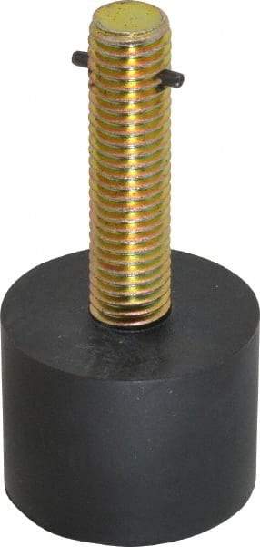 Don-Jo - 1" Projection Detention Door Stop - Floor Mount, Uncoated - Apex Tool & Supply