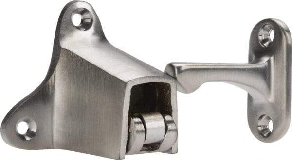 Don-Jo - 4" Long Satin Chrome Door Holder - Heavy-Duty Grade, 4" Stem Length - Apex Tool & Supply