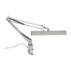 Value Collection - 120 VAC, 15 Watt, Swing Arm Machine Light - Clamp Mount, 5 Ft. Cord, White - Apex Tool & Supply