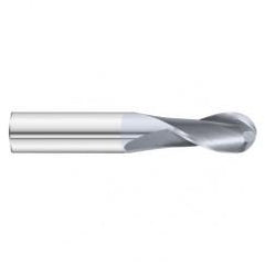 .0156 x .0469 x 1-1/2 2 Flute Ball Nose  End Mill- Series 3215SD - Apex Tool & Supply