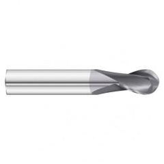 7/16 x 3/4 x 2-3/4 2 Flute Ball Nose  End Mill- Series 3215STB - Apex Tool & Supply