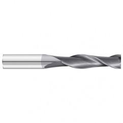 7/16 Dia. x 6 Overall Length 2-Flute Square End Solid Carbide SE End Mill-Round Shank-Center Cut-TiAlN - Apex Tool & Supply