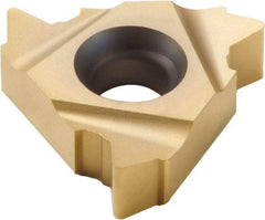Seco - 27ER External Right Hand ISO Laydown Threading Insert - Grade CP500, TiAlN/TiN Coated Carbide, 15.88mm Inscribed Circle - Apex Tool & Supply