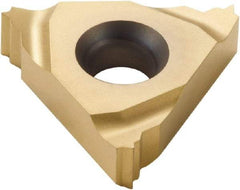 Seco - 11NR Internal Right Hand ISO Laydown Threading Insert - Grade CP200, TiAlN/TiN Coated Carbide, 6.35mm Inscribed Circle - Apex Tool & Supply