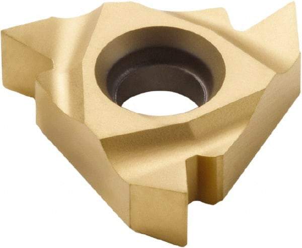 Seco - 22NR Internal Right Hand 7-5 Partial Profile 60° Laydown Threading Insert - Grade CP200, TiAlN/TiN Coated Carbide - Apex Tool & Supply
