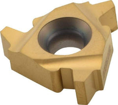 Seco - 27ER External Right Hand Trapez Laydown Threading Insert - Grade CP500, TiAlN/TiN Coated Carbide, 15.88mm Inscribed Circle - Apex Tool & Supply