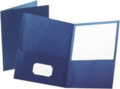 OXFORD - 8-1/2" Long x 11" Wide Pocket - Blue - Apex Tool & Supply