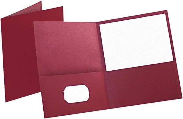 OXFORD - 8-1/2" Long x 11" Wide Pocket - Burgundy - Apex Tool & Supply
