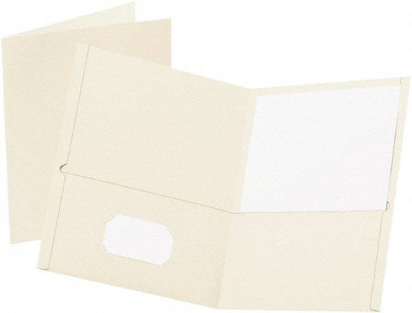 OXFORD - 8-1/2" Long x 11" Wide Pocket - White - Apex Tool & Supply