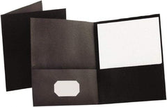 OXFORD - 8-1/2" Long x 11" Wide Pocket - Black - Apex Tool & Supply