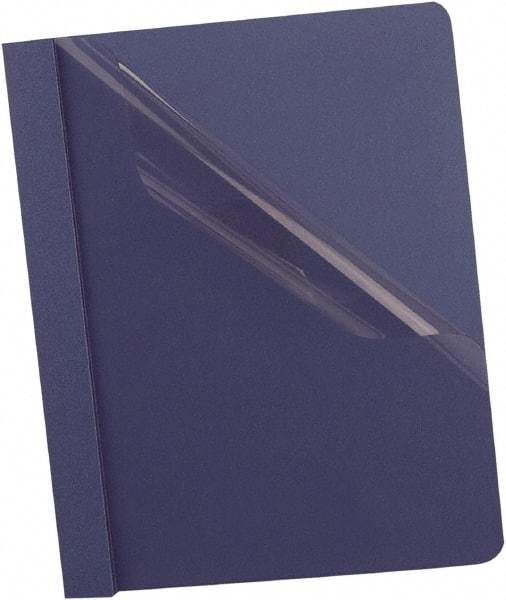 OXFORD - 11" Long x 8" Wide Report Cover - Dark Blue - Apex Tool & Supply