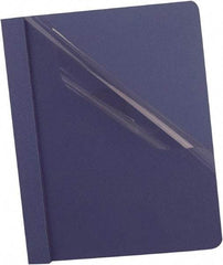 OXFORD - 11" Long x 8" Wide Report Cover - Dark Blue - Apex Tool & Supply