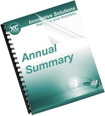 FELLOWES - 11" Long x 8" Wide Binding System Cover - Clear - Apex Tool & Supply