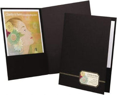 OXFORD - 8-1/2" Long x 11" Wide Pocket - Black & Gold - Apex Tool & Supply