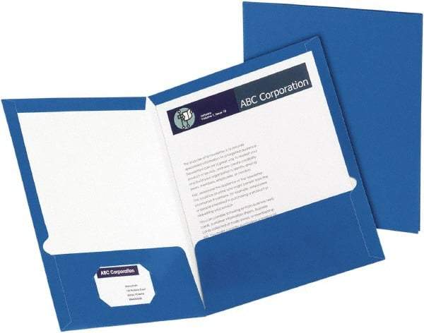 OXFORD - 8-1/2" Long x 11" Wide Pocket - Blue - Apex Tool & Supply