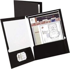 OXFORD - 8-1/2" Long x 11" Wide Pocket - Black - Apex Tool & Supply