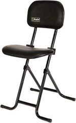 ShopSol - Swivel & Adjustable Stools Type: Sit-Stand Stool Base Type: Tubular Steel - Apex Tool & Supply