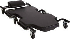 ShopSol - 500 Lb Capacity, 6 Wheel Creeper - Steel/Vinyl, 44-1/2" Long x 2-3/4" Overall Height x 20" Wide - Apex Tool & Supply