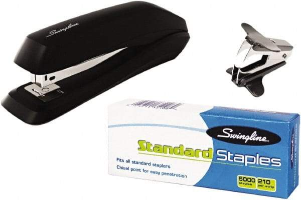 Swingline - 15 Sheet Full Strip Desktop Stapler - Black - Apex Tool & Supply