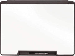 Quartet - 24" High x 36" Wide Dry Erase - Melamine, Includes Dry-Erase Marker, Eraser & Mounting Kit - Apex Tool & Supply