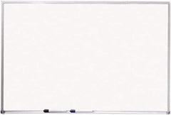 Mead - 48" High x 72" Wide Dry Erase - Melamine, Includes Mounting Kit - Apex Tool & Supply