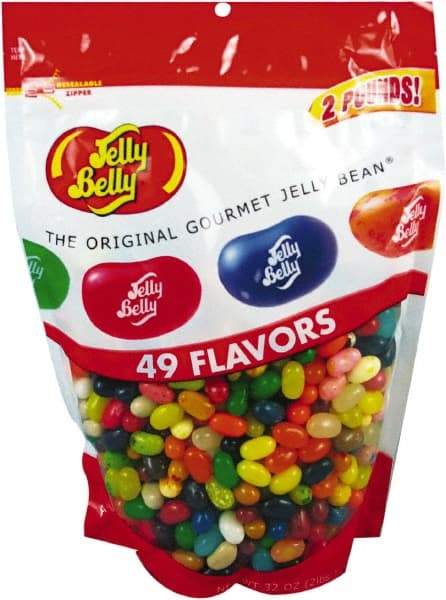 Jelly Belly - Candy - Candy, 49 Assorted Flavors, 2lb Bag - Apex Tool & Supply
