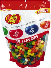 Jelly Belly - Candy - Candy, 49 Assorted Flavors, 2lb Bag - Apex Tool & Supply