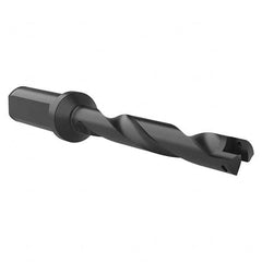 Allied Machine and Engineering - 33/64" to 11/16" Diam 3-1/2" Max Depth Helical Flute Spade Drill - Apex Tool & Supply