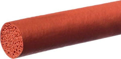 Value Collection - 100' Long, Silicone Foam Cord - 1/4" Diam, Red - Apex Tool & Supply