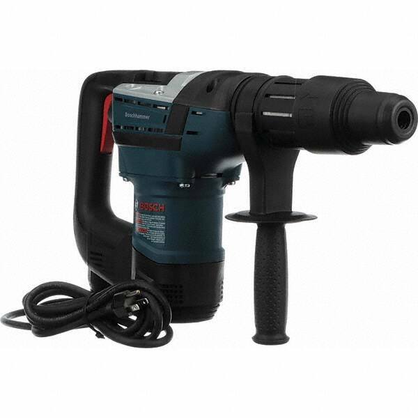 Bosch - 120 Volt 1-9/16" Keyless Chuck Electric Rotary Hammer - 0 to 3,600 BPM, 0 to 350 RPM - Apex Tool & Supply