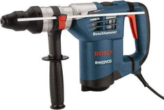 Bosch - 120 Volt 1-1/4" Keyless Chuck Electric Rotary Hammer - 0 to 3,600 BPM, 0 to 750 RPM, Reversible - Apex Tool & Supply