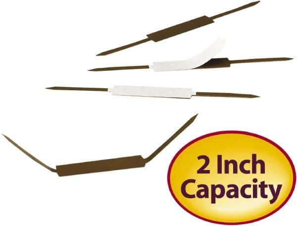 SMEAD - 100 Piece Paper File Fasteners - 2-3/4" Long - Apex Tool & Supply