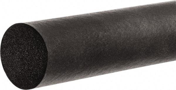 Value Collection - 100' Long, Neoprene Foam Cord - 1/2" Diam, Black - Apex Tool & Supply